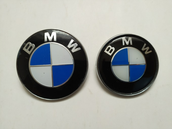 BMW krytky 68mm a 56mm, znak kapota, kufor 73mm a 82mm - 8