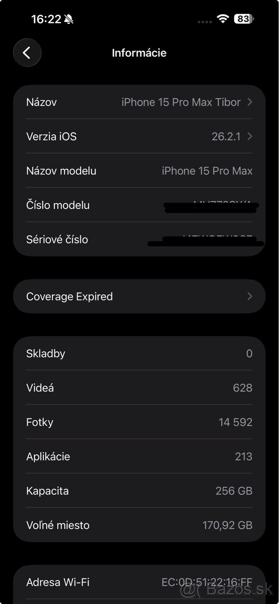 iPhone 15 Pro Max - 256 GB - čierna farba - 8
