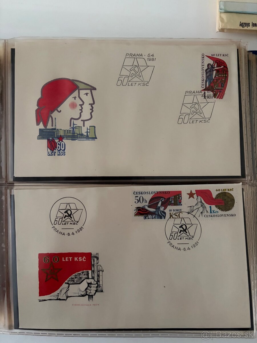 ALBUM PRÍLEŽITOSTNÝCH OBÁLOK ČSSR (FDC) – 1980–1982 - 8