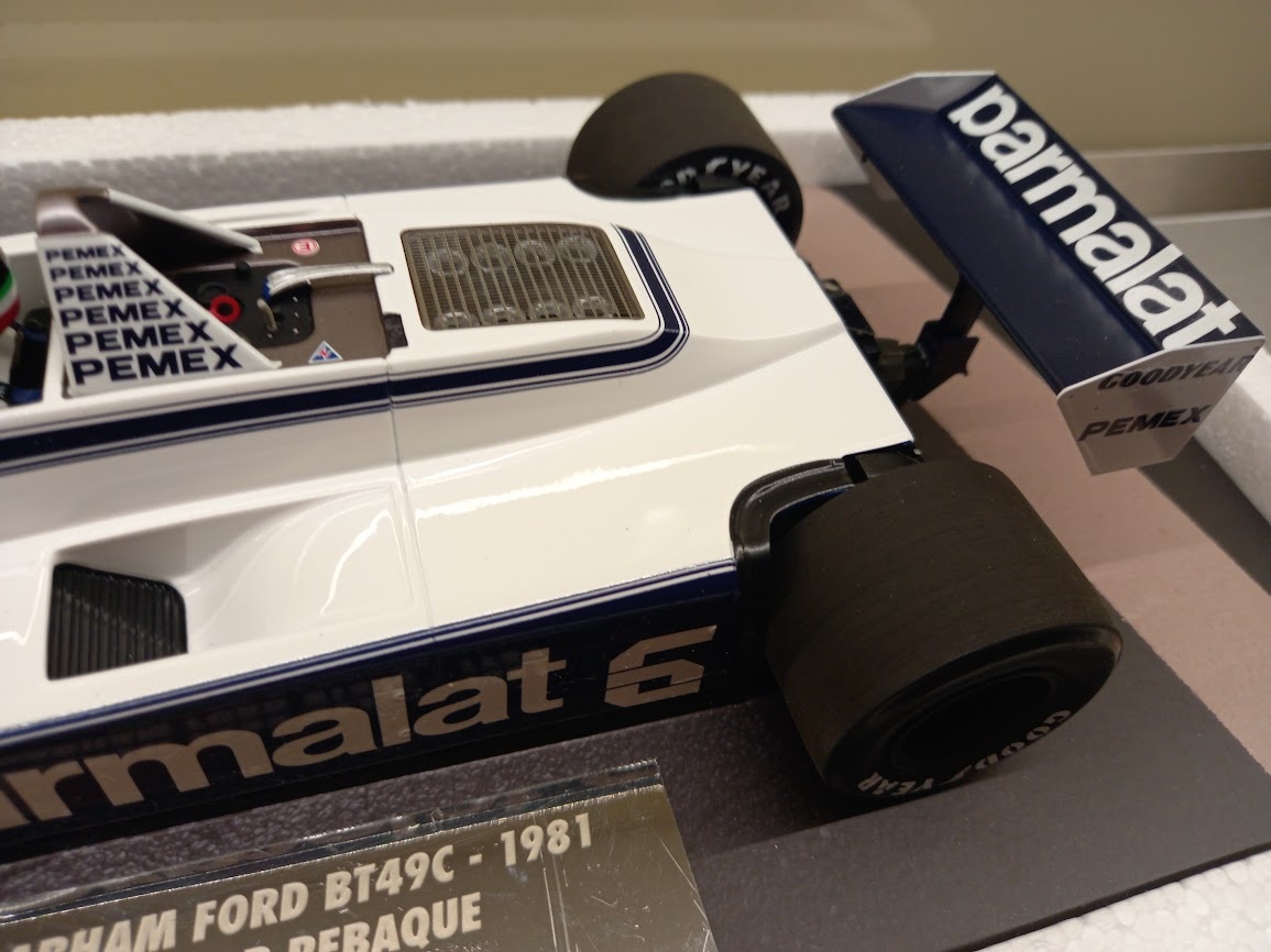 F1 BRABHAM FORD BT49C HECTOR REBAQUE 1981 MINICHAMPS 1:18 - 8