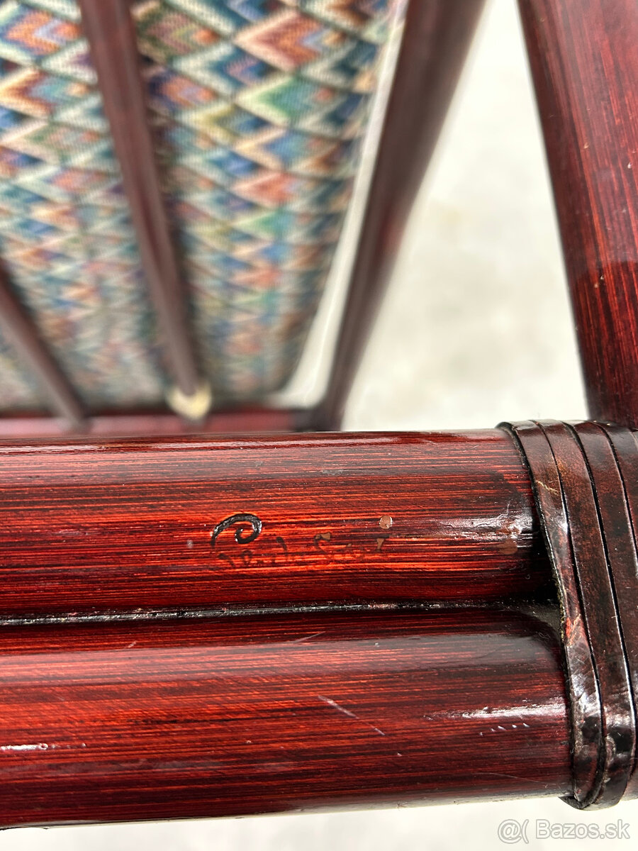 Masívne kreslo ušiak s podnožou Gervasoni Italy - 8