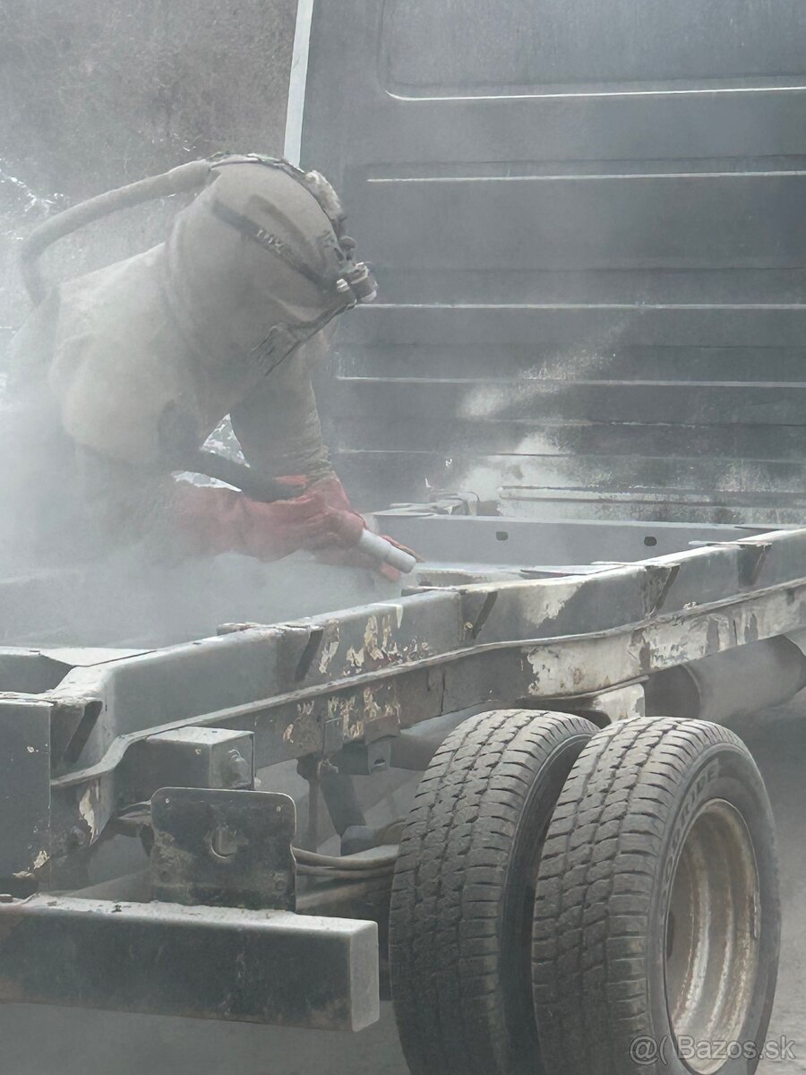 Mobilné Pieskovanie Tryskanie suchý ľad - 8