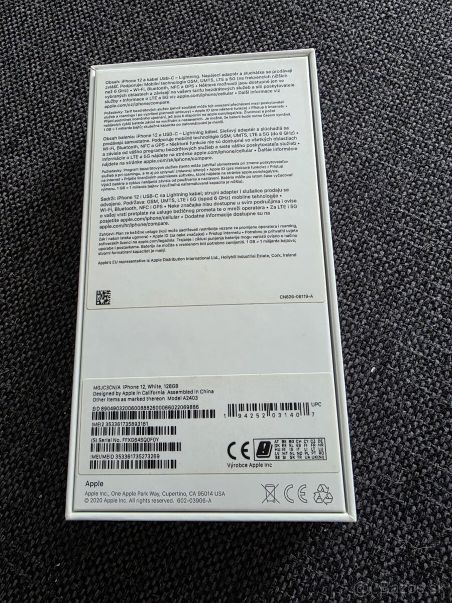 Iphone 12 128gb biely - 8