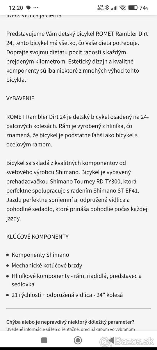 ROMET RAMBLER DIRT 24 - 8