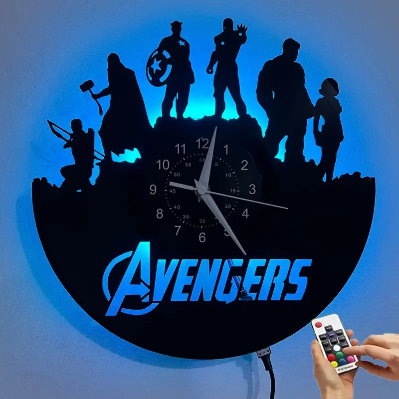 Nastenne hodiny Avengers / Pan Prstenov/ Minnie mouse - 8