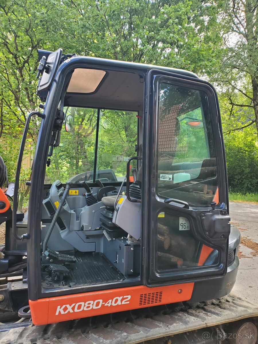 Pásový minibagr KUBOTA KX 080-4.2 - 8
