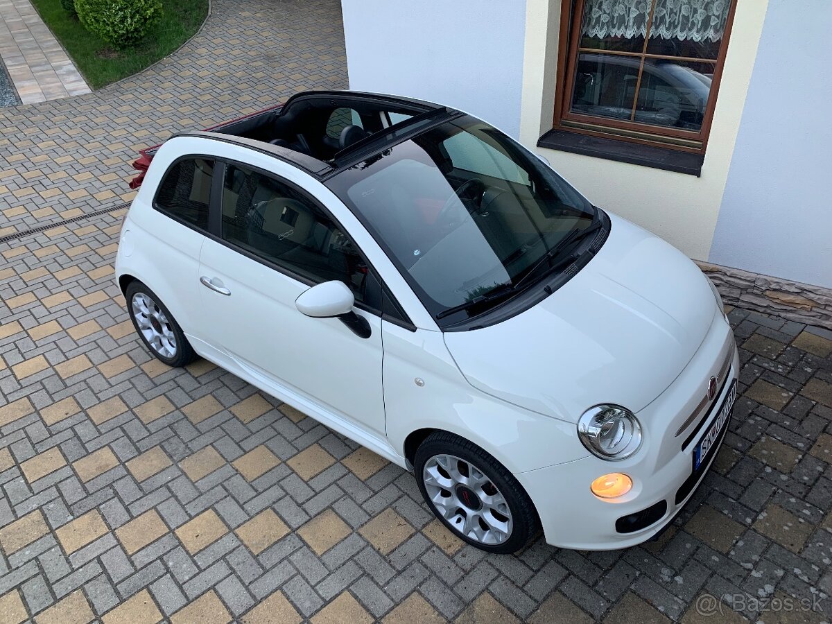 Fiat 500C 1,2 benzín,35800km - 8