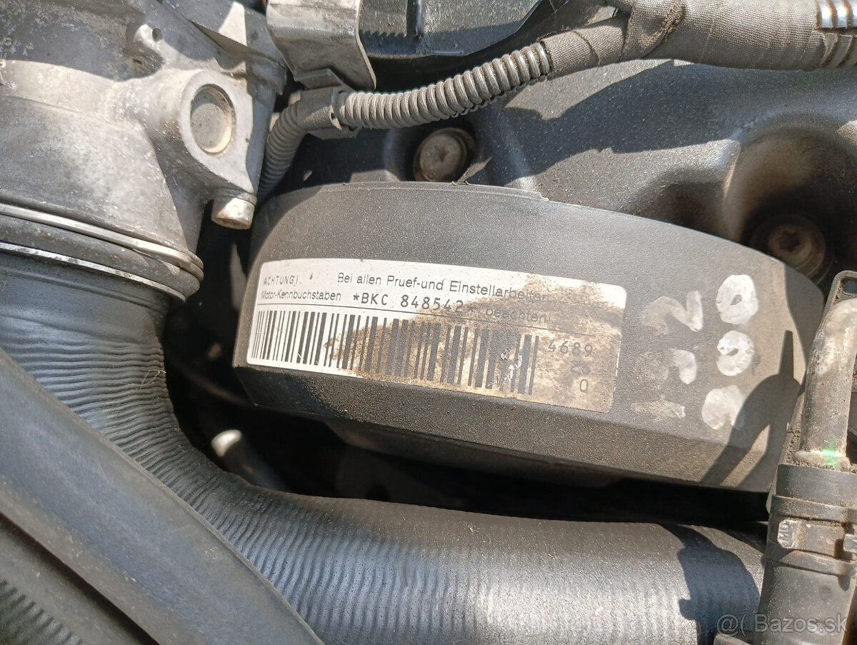 Škoda Octavia II. 1.9 TDI 77kW, kód motoru BKC - 8