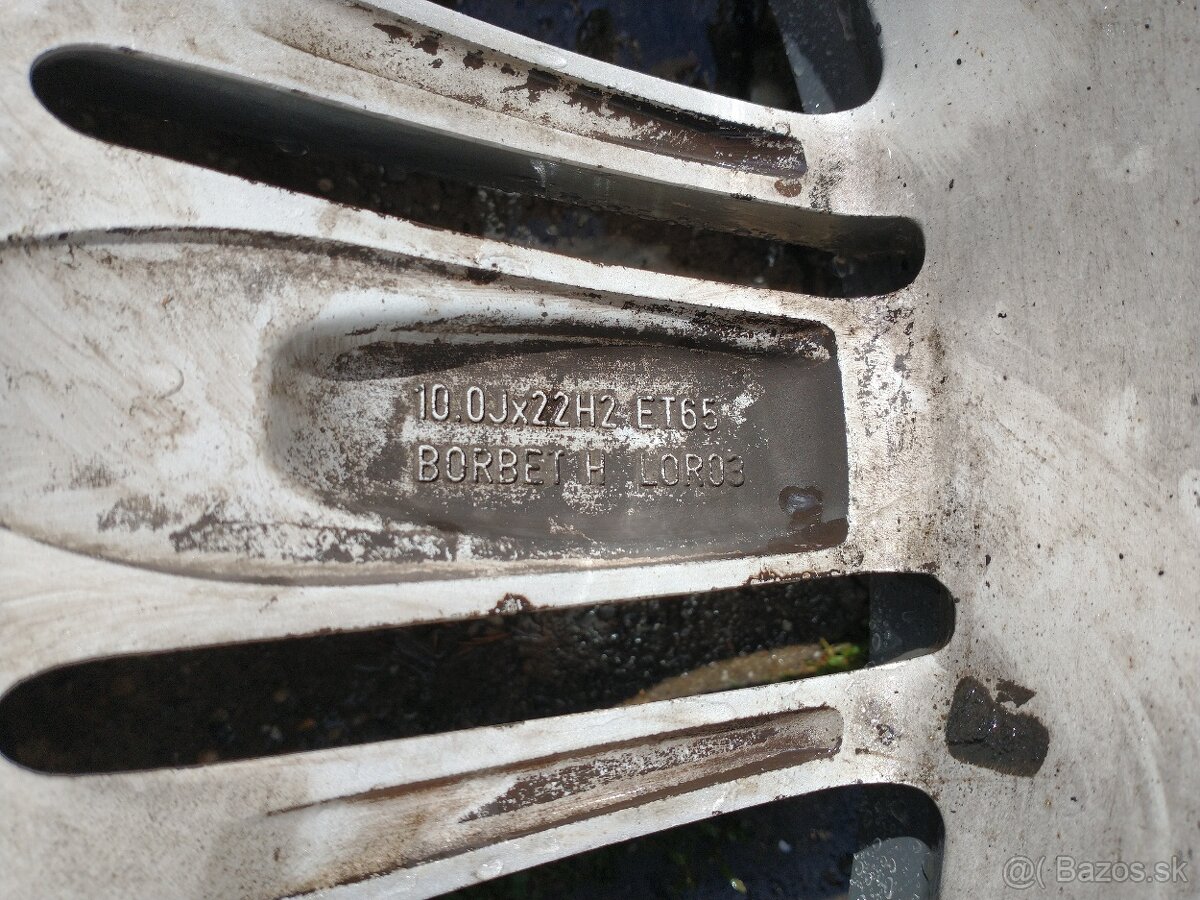 Predam r22 alu lorinser 5x112 pneu 395/35 zr22 - 8