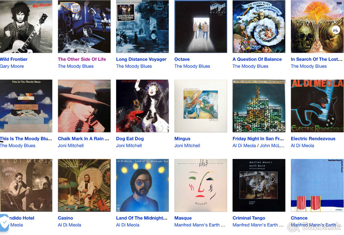 ZAHRANICNI INTERPRETI LP platne 6 - 8