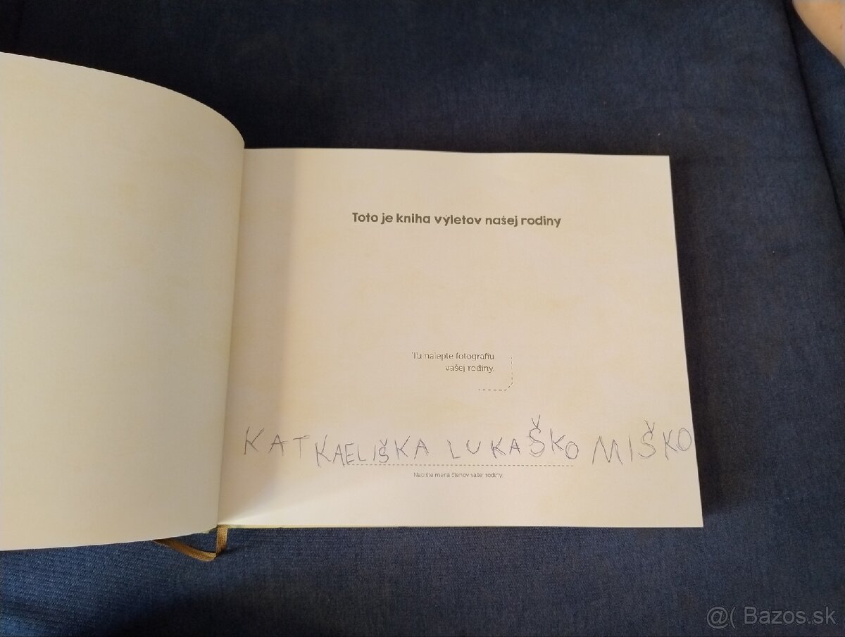 Kniha / zapisnik "Nase vylety" - 8