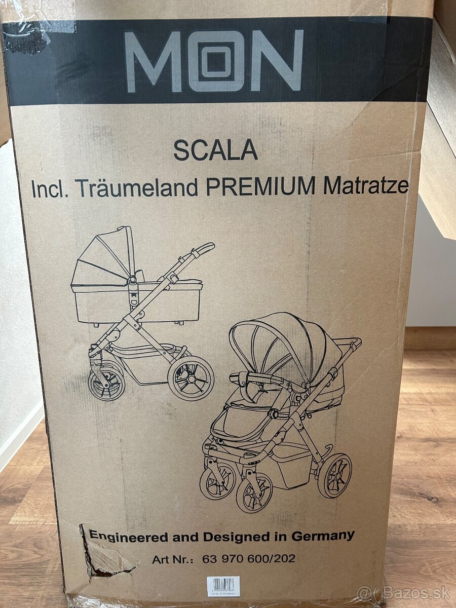 Kočík Moon SCALA + autosedačka Cybex atóm M - 8