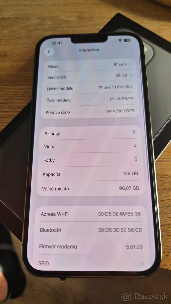 Apple Iphone 13 PRO MAX 128gb, ako nový, bat.87% - 8