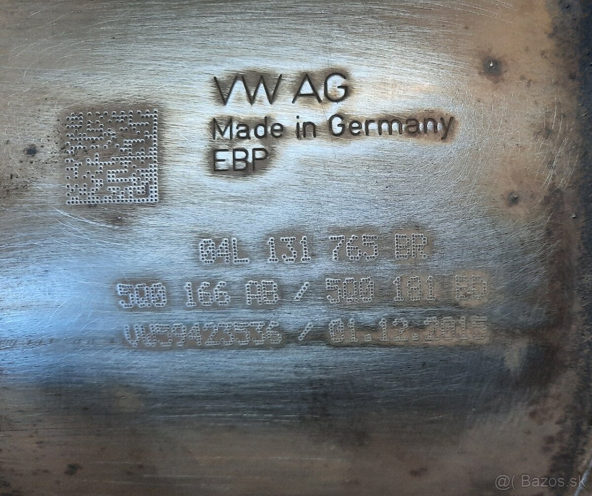 DPF 1.6TDI 88kW DCX - Passat B8, Superb 3 - 8