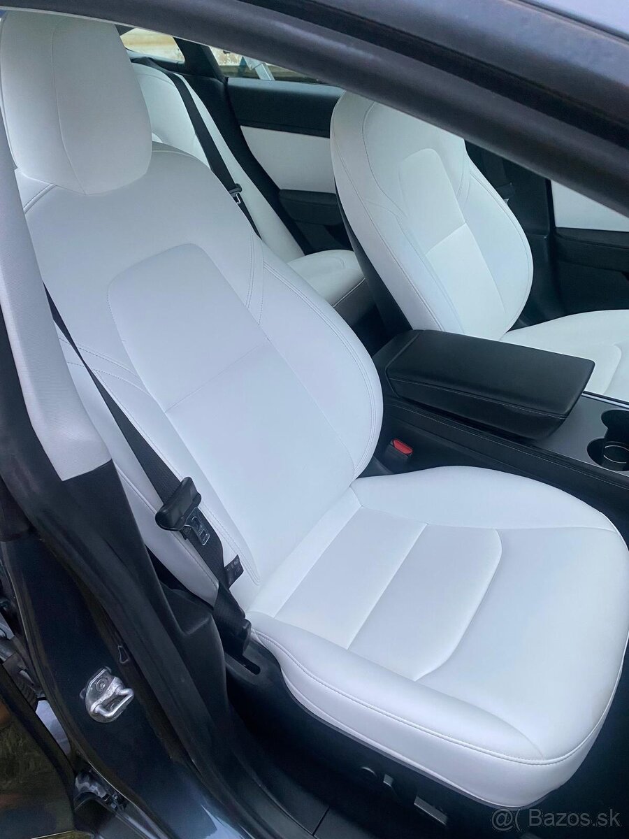 Tesla Model 3 LR, tepelné čerpadlo,bílý interiér,LED Matrix - 8