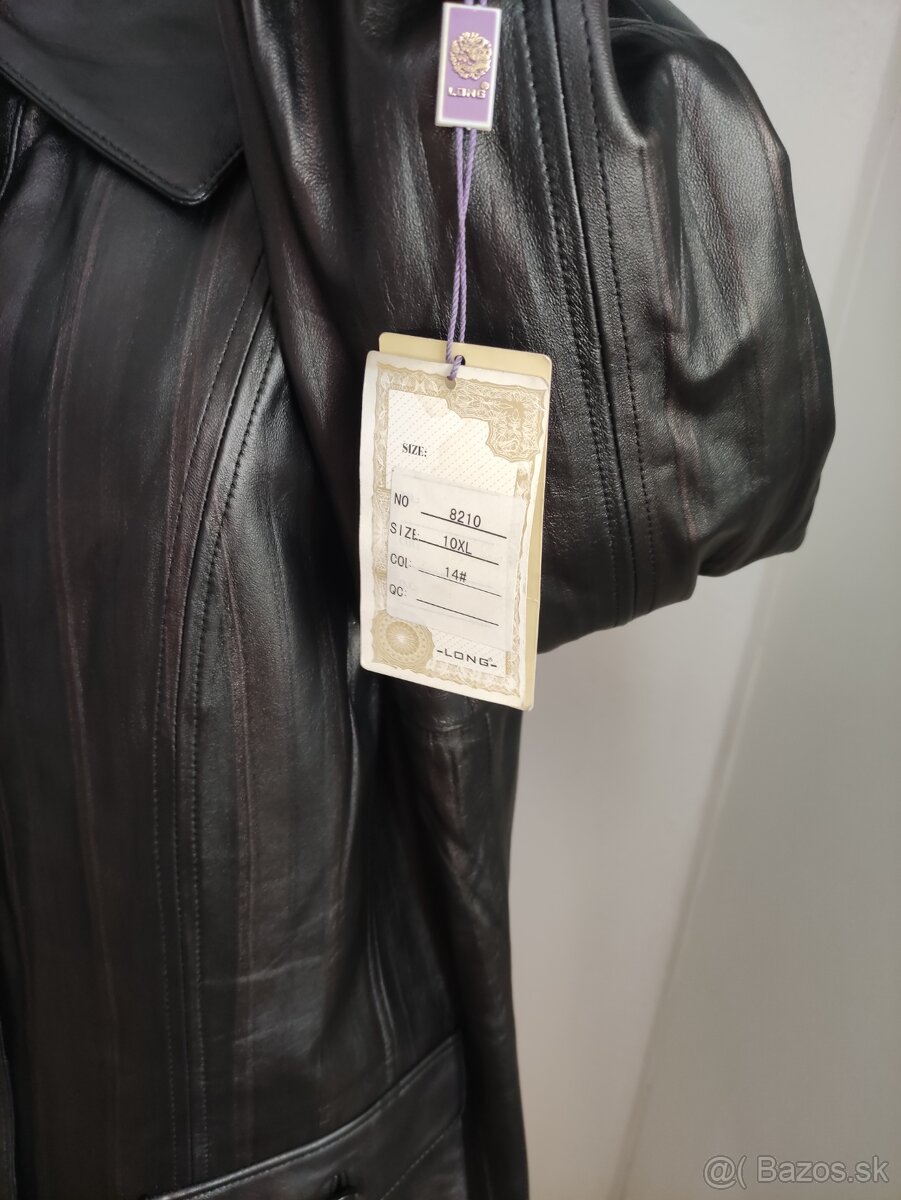 Kožená bunda nová , veľkosť 46-48 - 8