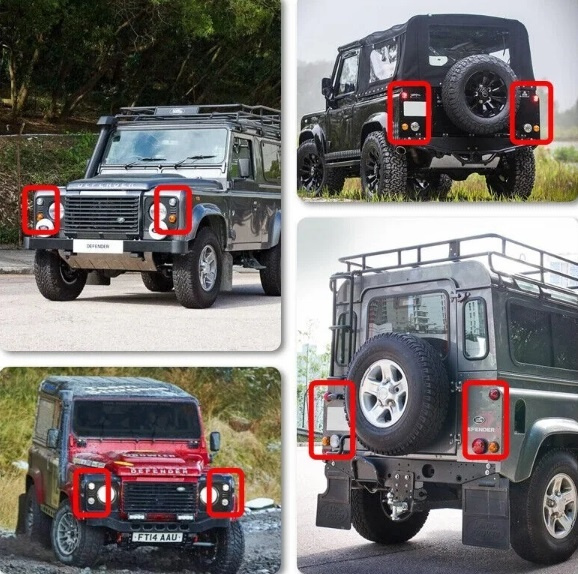 Krytky svetiel Land Rover - 8