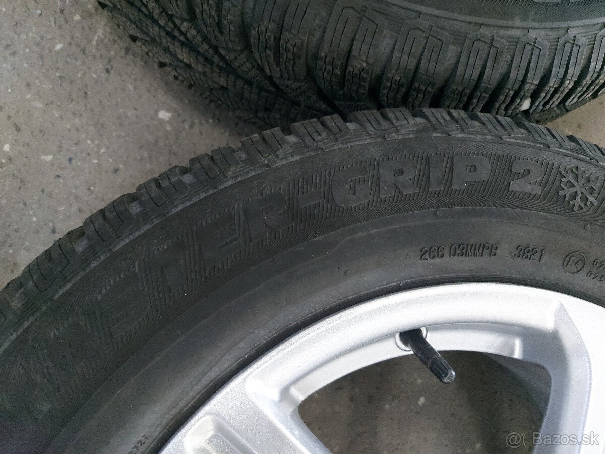 5x108R16 elektrony orig. FORD-205/65R16 zimné pneumatiky - 8