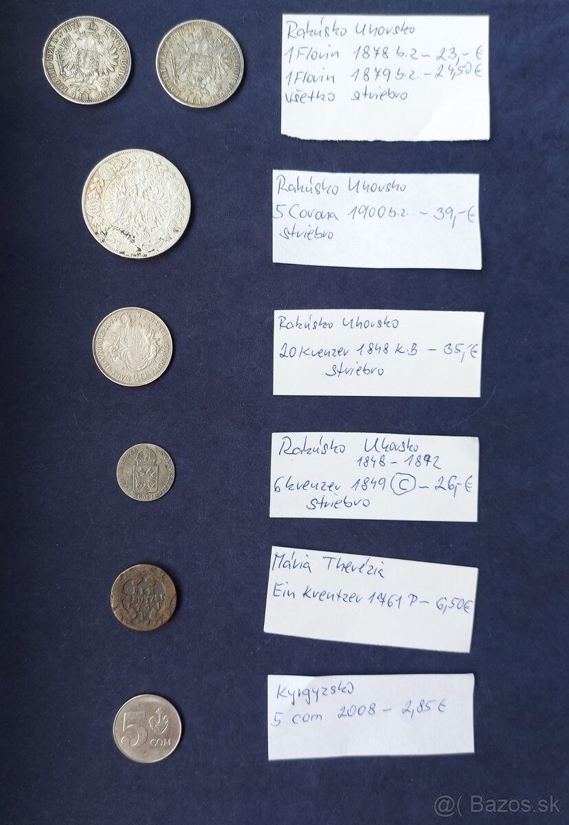 Striebro - Rakúsko Uhorsko, Mária Terézia a svet - 8