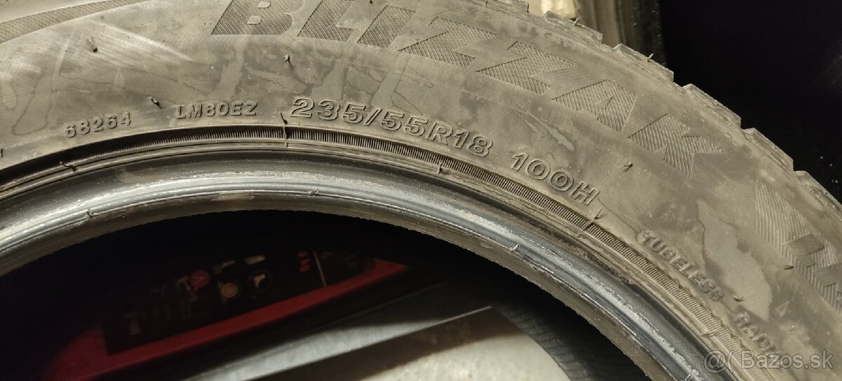 Zimné Bridgestone Blizzak 235/55/18 100H - 8