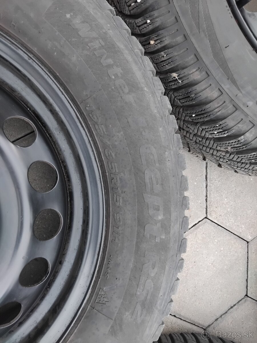 Zimne pneumatiky na diskoch 195/65R15 - 8