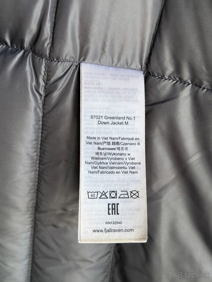 Paperová bunda Fjallraven Greenland No.1 Down Jacket M - 8
