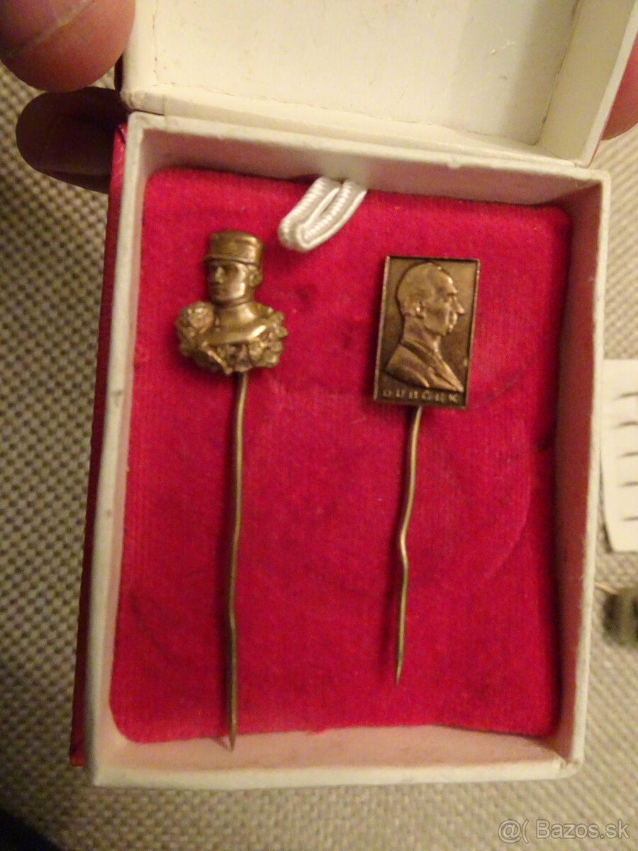 Predám starožitný odznak Milana R. Štefánika a Dubčeka - 8