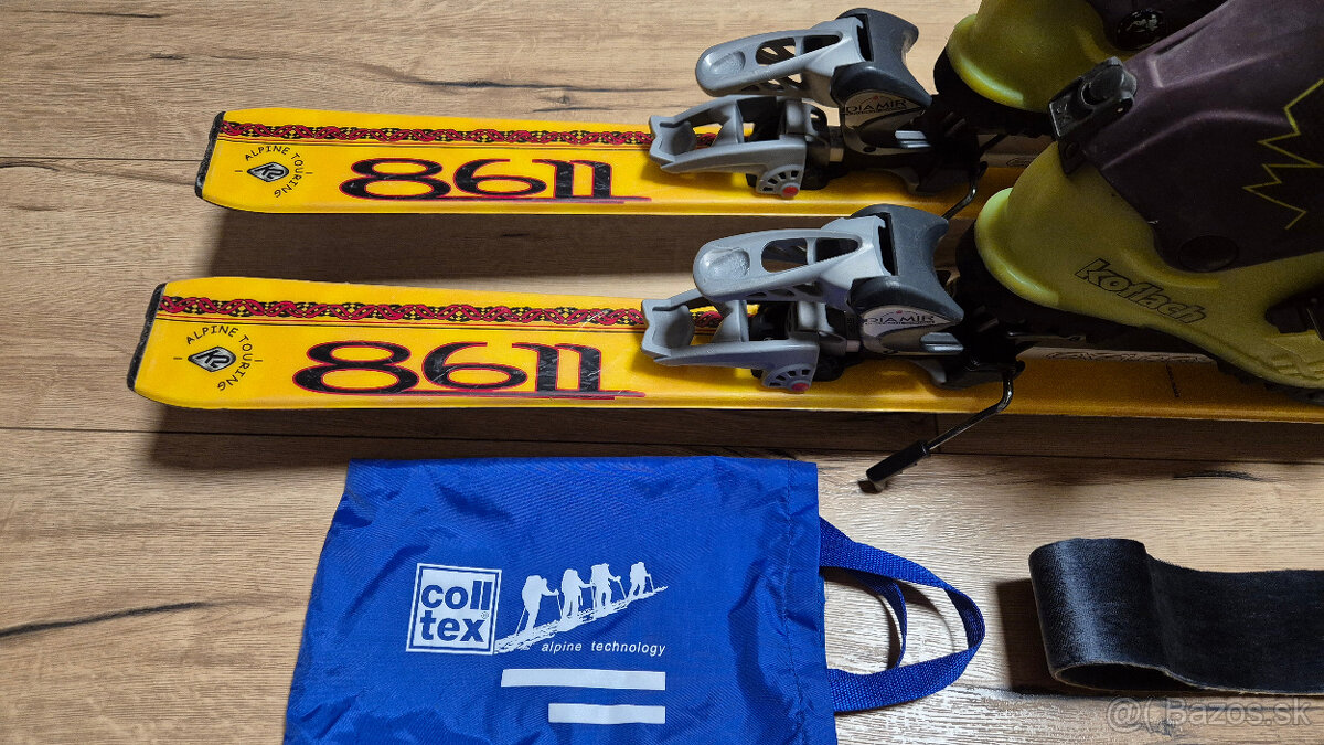 Predám 2x skialp set a viazanie s pásom + čiapka Swix gratis - 8