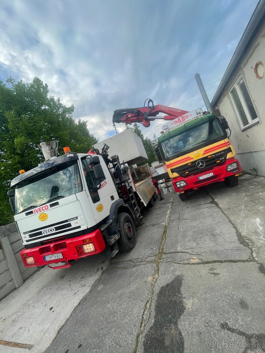 Iveco 6x4 trojstranný vyklapač + Hydraulicka ruka - 8