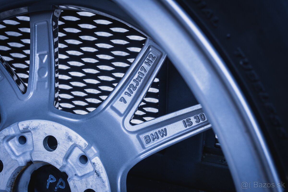 Original BMW ALU Disky R17 + letné pneu - 8
