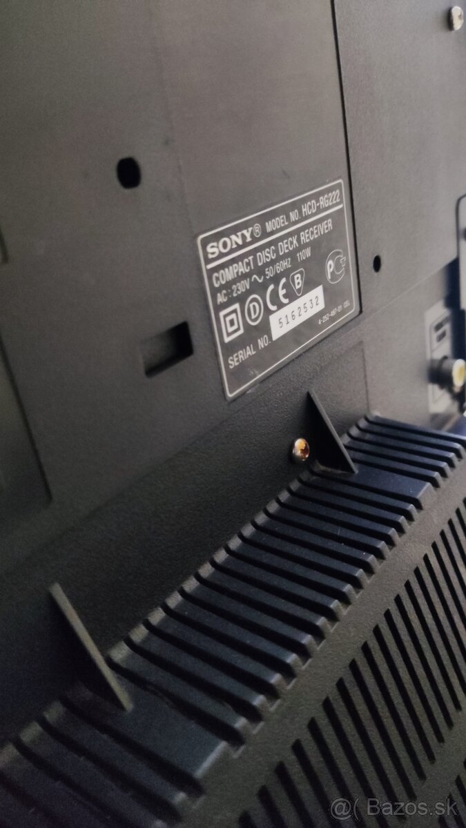 Sony HCD-RG222 Mini Hi-Fi systém / 3-CD menič / MP3 - 8