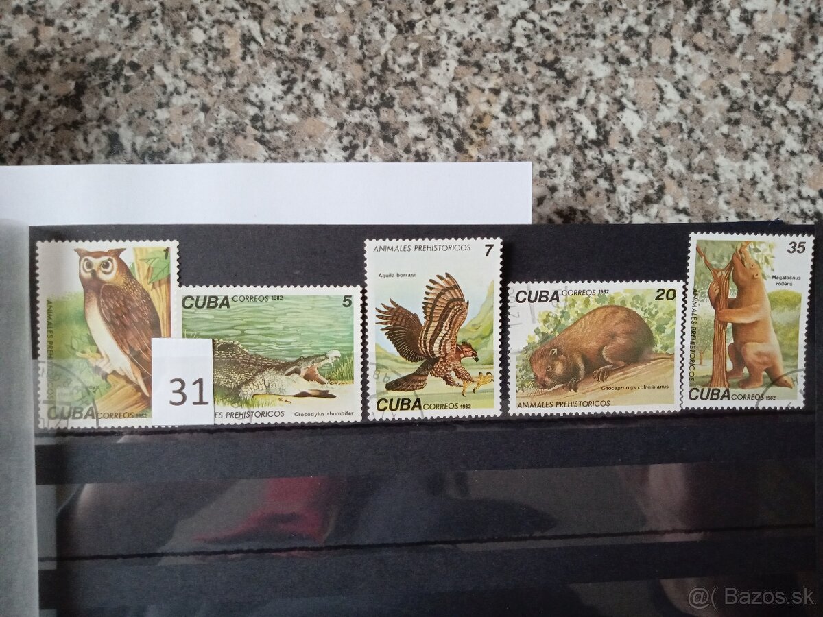 Poštové známky č.492 - AMERIKA a KARIBIK II. - 20 sérií - 8