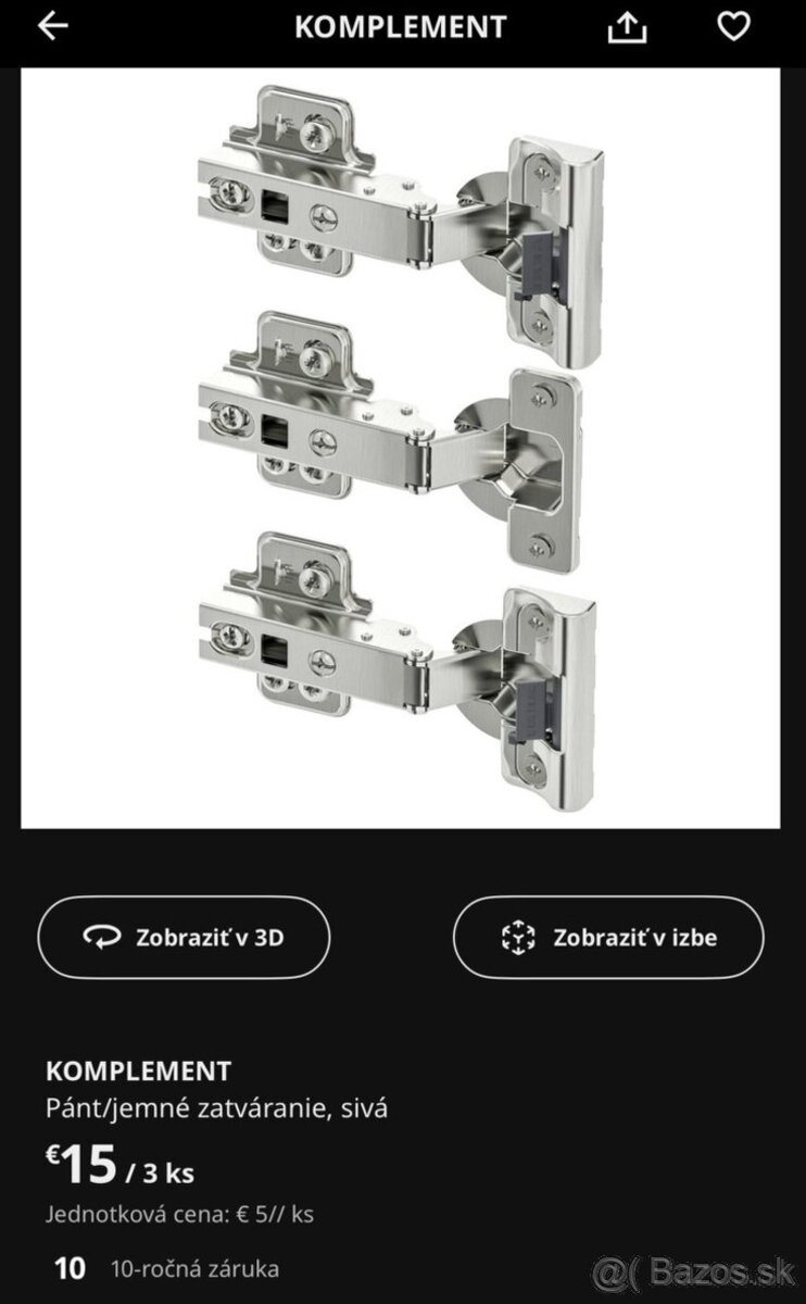 Predám skriňu PAX s dvierkami - IKEA - 8