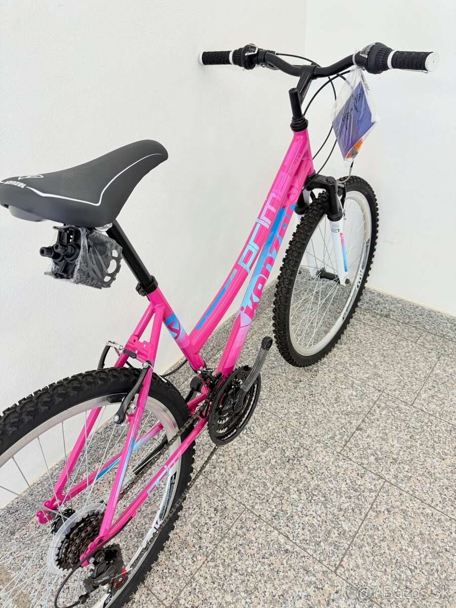 KENZEL 26 PRIME DX80 SF, dámsky bicykel, veľ. 17, ružový - 8