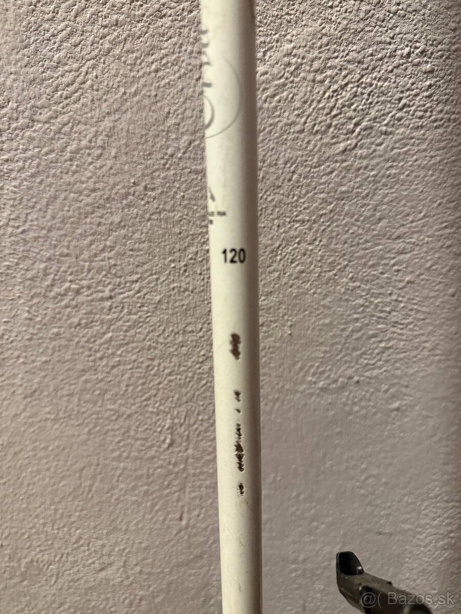 Predam sadu pánske lyže 155cm. Liziarky 43. Palice 120cm - 8