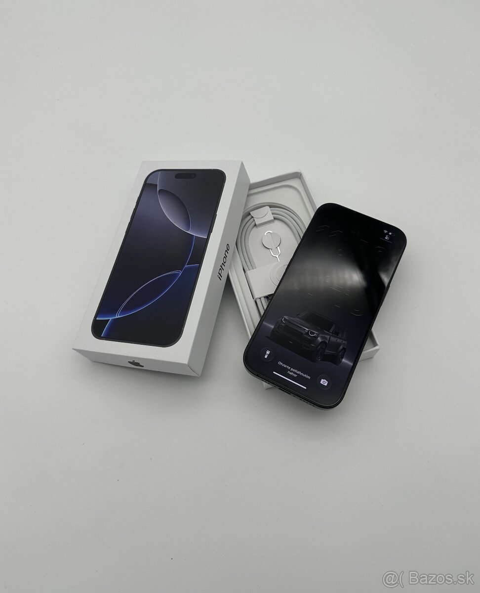 iPhone 16 Pro 256GB Black Titanium + ZÁRUKA - 8