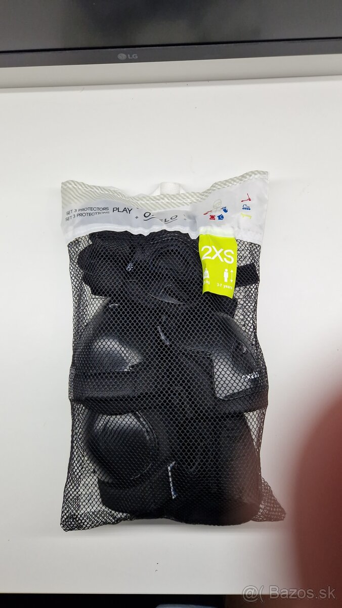 Detské korčule OXELO PLAY 3 – modro/červené + chrániče - 8