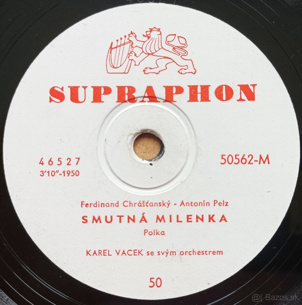 Čtyři staré šelakové gramodesky v obalech, 78 ot./min. - 8