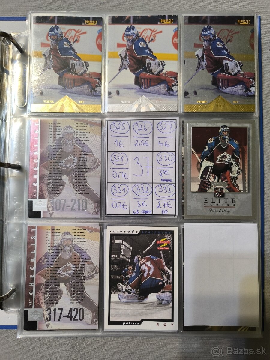 Hokejové kartičky - Patrick Roy 2 - 8