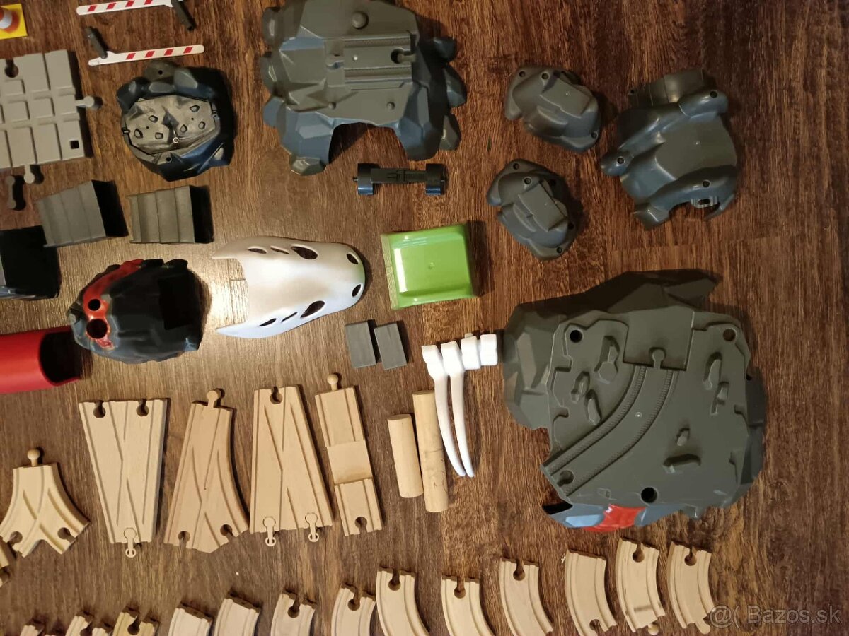 Drevené koľajnice + príslušenstvo - 8