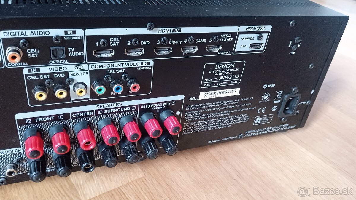 Denon AVR 2113 s BOSE Acoustimass 6 - 8