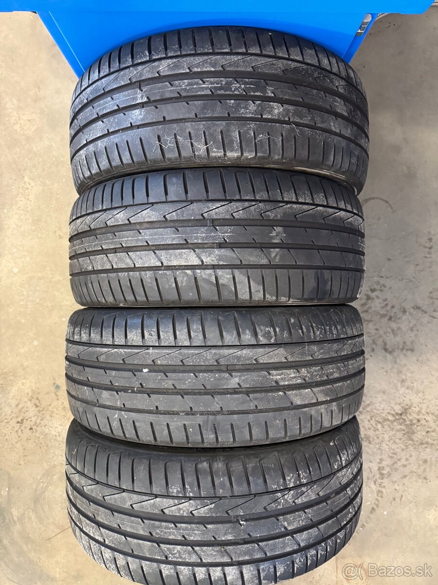 hliníkové disky vw r17,letné hankook 225/45 R17 - 8