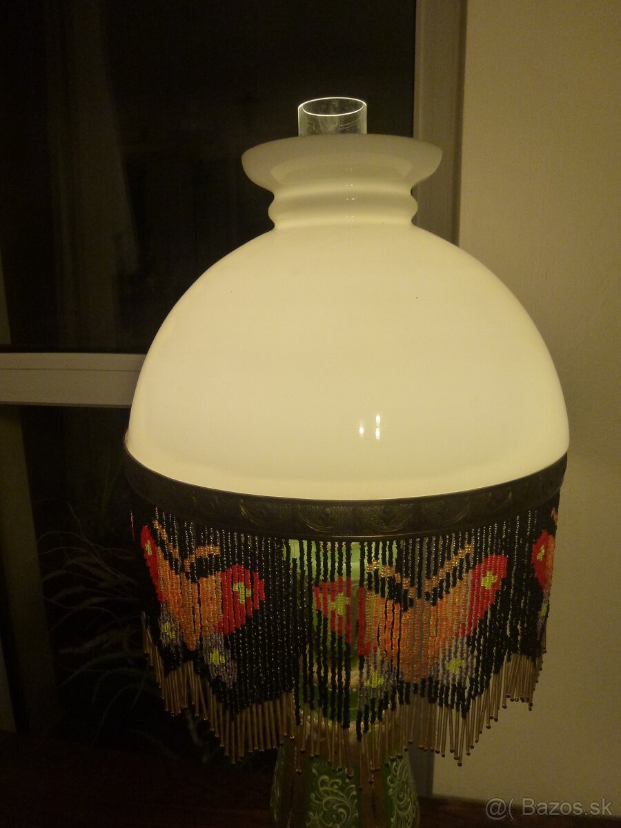 Ručne maľovaná stolová elektrická lampa MURANO - 8