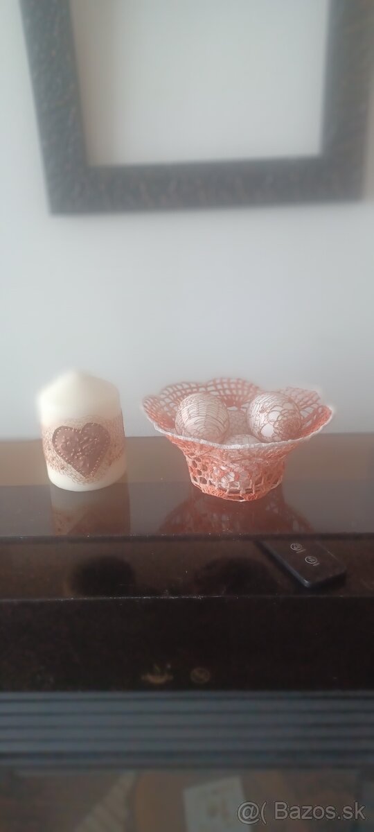 Velkonocne kraslice/vajicka + sviecka - 8