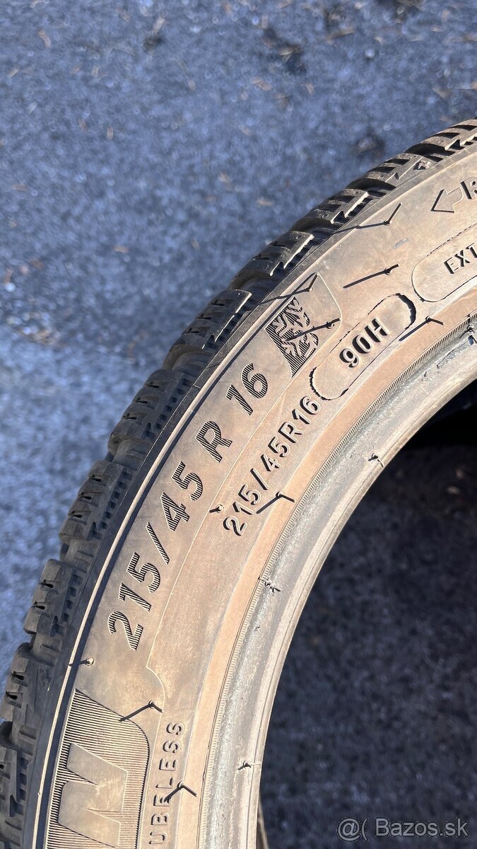 Zimné pneu 215/45 r16 - 8