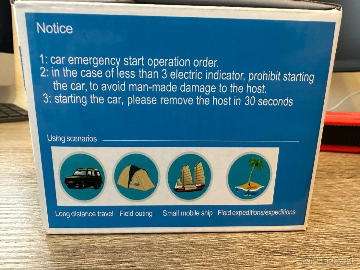 Štartovací box Jump starter booster (Nový) - 8