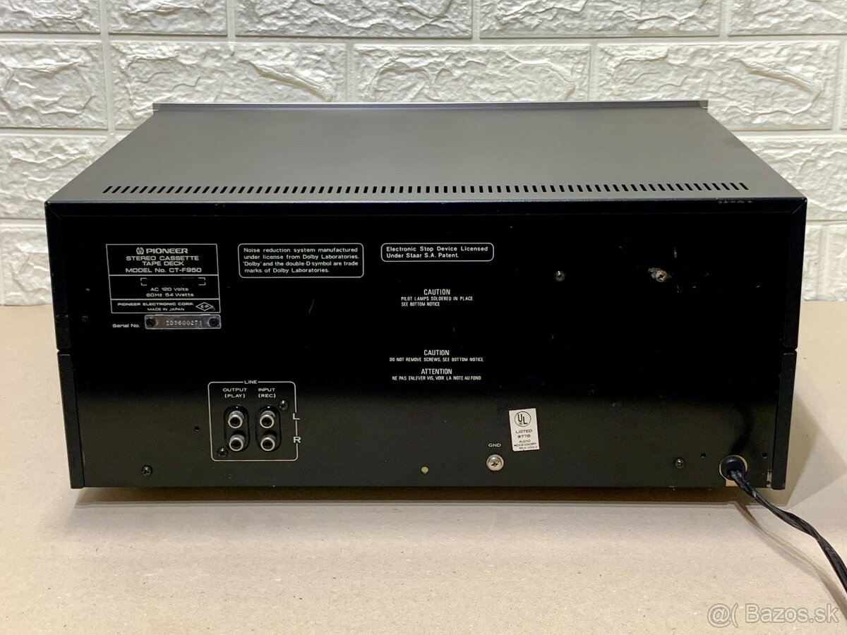 Pioneer CT-F950 …. Kazetový deck “Blue Line séria” - 8