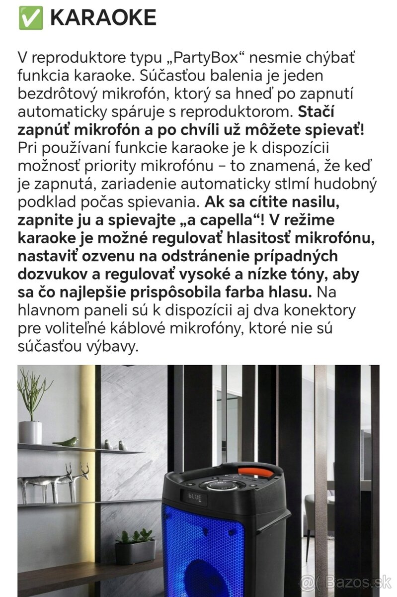 Párty box Blaupunkt - 8