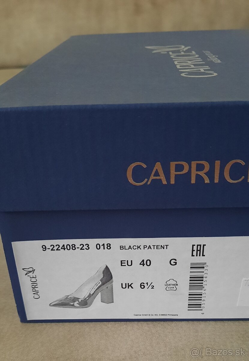 Caprice kozene lodicky, nove, v. 40 - 8
