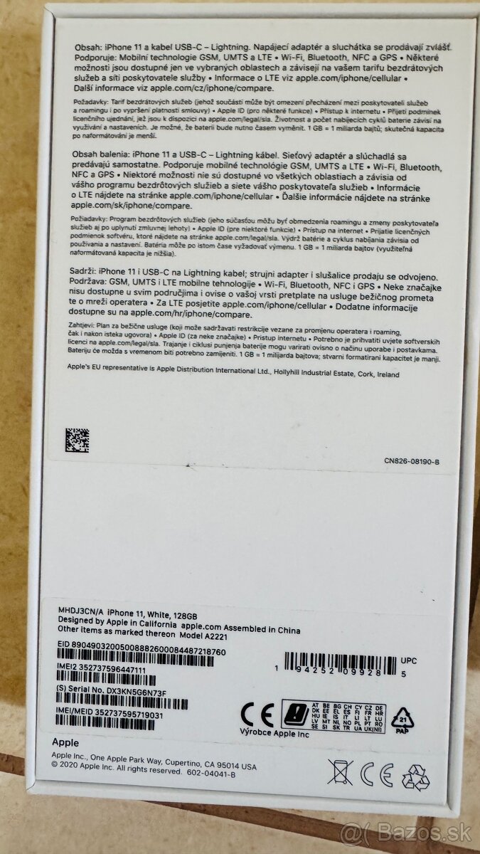 Apple Iphone 11, 128GB - 8